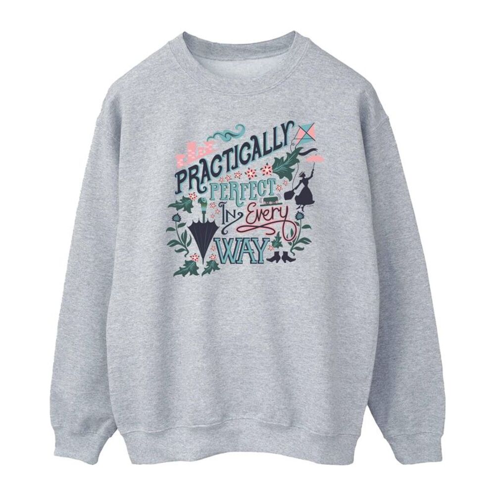 Mary Poppins Womens/Ladies Practically Perfect In Every Way Sweatshirt / Sports